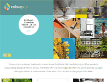 Tablet Screenshot of colourpopdesign.com